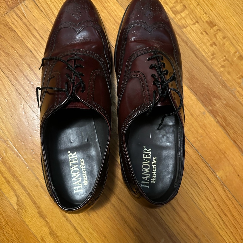 Brown Leather Oxford Shoes Classic Design